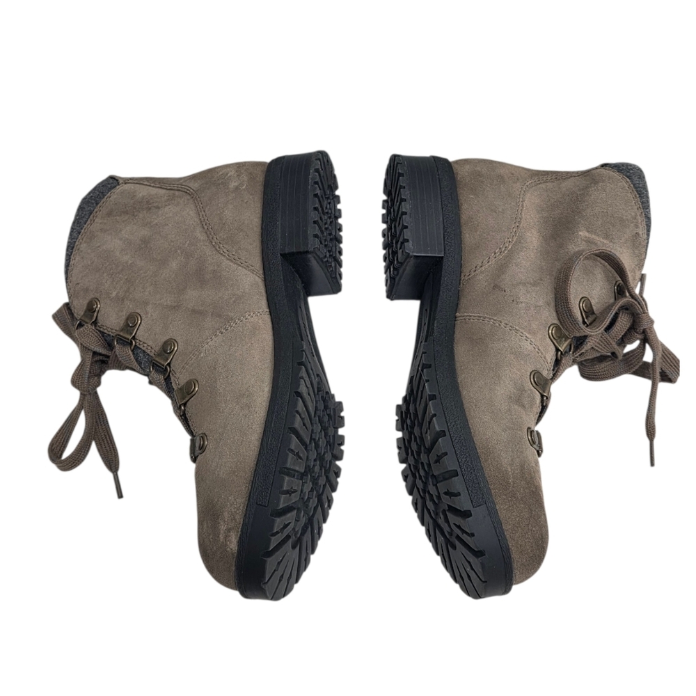 Clarks Women's Faralyn Alpha Blue Grey Suede Lace Up Hiking Boots Size 7 - Picture 3 of 14